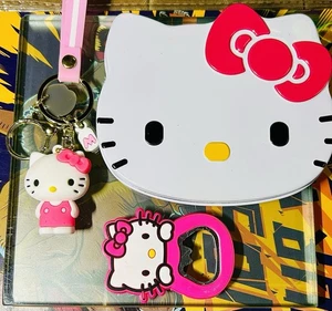 HELLO KITTY DIVERSE NEUE ARTIKEL = Hello Kitty Schlüsselanhänger Notizblock & mehr ~ unbenutzt - Bild 1 von 3