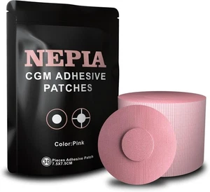 Parches adhesivos Nepia 30 piezas MCG a prueba de sudor para Libre 1/2/3, Enlite, Guardian - Imagen 1 de 5