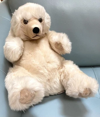 1988 Avanti Plush Polar Bear Cub - by Applause/Jockline (Italy) - #11093 - 13.5" - Image 1 of 4