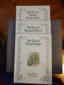 LOT OF 3 Potter Books The Tale of Peter Rabbit, Duck & Bunny Hardcover - Picture 1 of 4