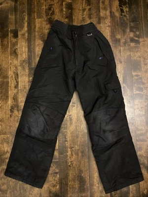 Slalom Ski Snow Boarding Pants Youth Large Unisex Black EXCELLENT - Image 1 of 4