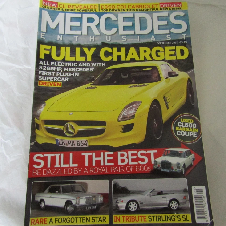 Mercedes Enthusiast  - September  2010  Issue 107 -  CL600 - SL - E350 Cab - CL - Image 1 of 1