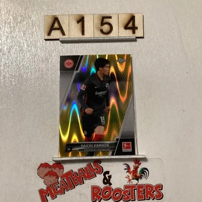 2021-22 Topps Chrome Bundesliga Gold RayWave Refractor Daichi Kamada #39 - Image 1 of 3