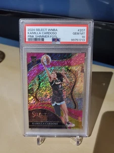 2024 Select WNBA Kamilla Cardoso Pink Shimmer FOTL Rookie PSA 10 - 2/3 - Picture 1 of 3