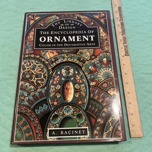 1988 Library Of Design Encyclopedia Of Ornament HB DJ Book A. Racinet - Picture 1 of 19