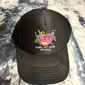 Truckermütze Kodak schwarz LOVE Apparel Druckknopflasche neu ohne Etikett - Bild 1 von 2