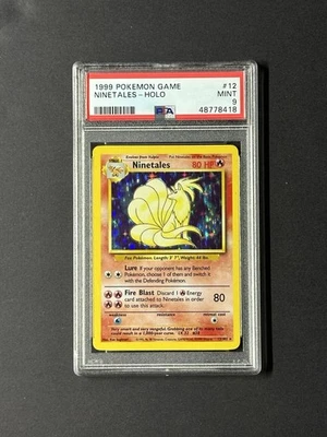 1999 Pokemon Base Set Unlimited Ninetales Holo PSA 9 Mint 12/102 - Image 1 of 4