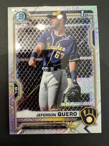 Jeferson Quero 2021 Bowman Chrome #BCP-181 Prospects Mojo Refractor Rookie - Picture 1 of 2