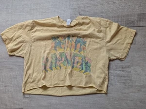 Vintage Cropped Damen John Mayer T-Shirt Distressed - Bild 1 von 8