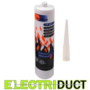 Abesco CP310 Fire Rated Acrylic Intumescent Caulk Red or White 10.5 oz Cartridge - Picture 1 of 1
