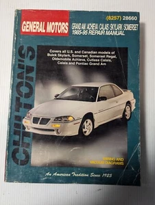 CHILTON (8257) 28660 General Motors Grand AM 1985-1995 REPAIR MANUAL - Picture 1 of 7