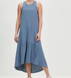 Sweaty Betty Explorer Ace Midi-Damenkleid Racerback blau Größe Large - Bild 1 von 9