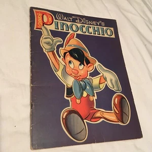 Walt Disney's Pinocchio w/ Pictures to Color - Whitman 1939 Cocomalt  Advert - Picture 1 of 3
