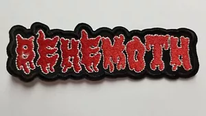Behemoth Die-Cut Logo embroidered IRON ON , OR SEW PATCH - Picture 1 of 1