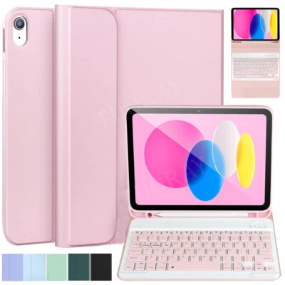 Bluetooth Keyboard Case Cover For iPad 8th 9th 10th 11th Gen Air 3 4 5 6 Pro 11 - Image 1 of 4