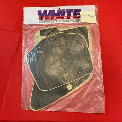 NOS White Brothers 59-6036 Kawasaki KX 250 negra Foto 1 de 3