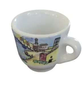 6 tazze cappuccino città italiane realizzate da fine maestro porcellana - Foto 1 di 4