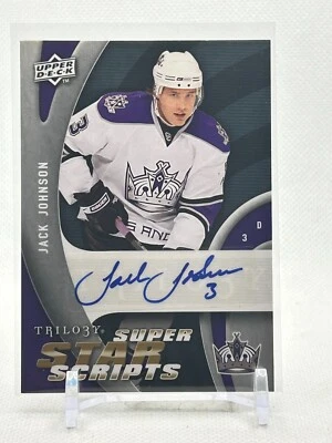 2009-10 Upper Deck Trilogy Super Star Scripts Jack Johnson #SS-JJ Auto SP - Image 1 of 2