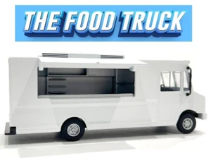 American Diorama 1/64 FOOD TRUCK Die Cast Vehicle -WHITE- - Picture 1 of 13