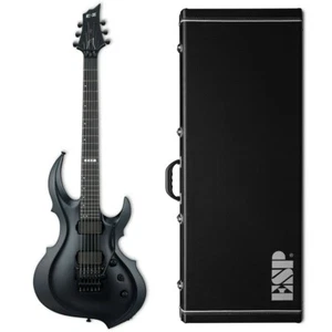 ESP E-II FRX Black Satin Electric Guitar FR + Hard Case Made in Japan B-Stock - Picture 1 of 4