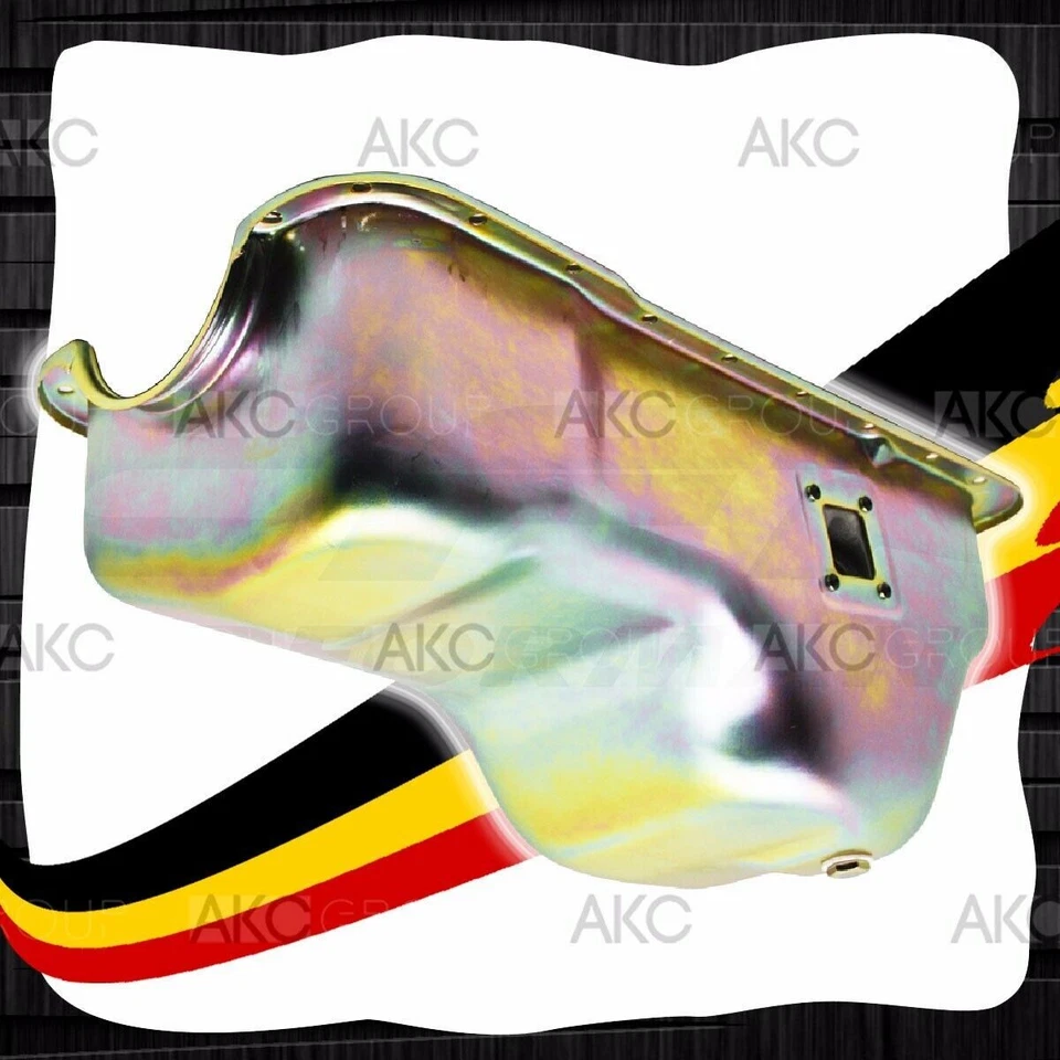ZINC FINISH STEEL OIL PAN FOR 1981-1987 FORD 351W 5.8L E-F 100 150 250 350 - Image 1 of 1