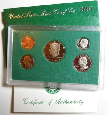 1995 U. S. Mint Proof Set uncirculated set of 5 in original packaging - Image 1 of 2