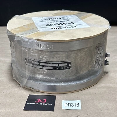 NEW NO BOX - Crane Duo-Chek II 4” 4G150CPF-9 CWP-3600PSI ASME-1500 Check Valve - Image 1 of 4