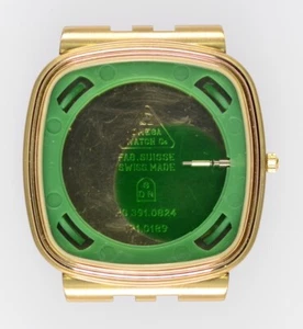 Gehäuse Omega Deville 10 Karat Gold 191 0189 mit Boden und Krone - Picture 1 of 6