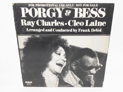 RAY CHARLES & CLEO LAINE Porgy & Bess, Promo Copy, 1976 RCA LP, Rare, Nice - Image 1 of 4