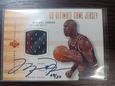 Michael Jordan 2001-02 Upper Deck Ultimate Collection BuyBack Auto Jersey /20