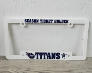 Plastic Tennessee Titans Season Ticket Holder License Plate Frame - Picture 1 of 4