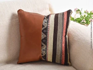 Throw pillow covers, Cushion Cover, Cushion Cover Embroidered Boho Pillow - Picture 1 of 16