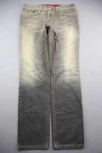 Vintage Women's 507 Jeans Gray Straight Leg Super Low Measurements 29x30 - Picture 1 of 6