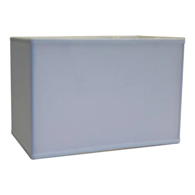Rectangular Drum Lampshade (10x16) (10x16) x 11 Softback White - Image 1 of 4