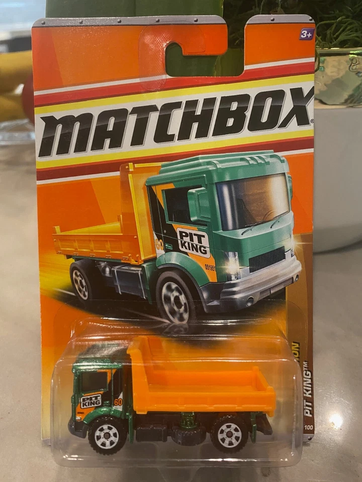 Matchbox Costruzione Fossa King (2010) Mattel Verde & Arancione Giocattolo - Immagine 1 di 1