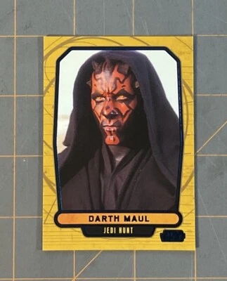 Star Wars: Galactic Files (2013) DARTH MAUL (379) BLUE PARALLEL sn. 285/350 - Image 1 of 4