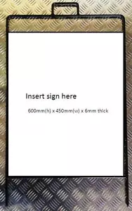'Real Estate sign holders' 'Open for inspection' 'corflute signage' 600h x 450w - Picture 1 of 2