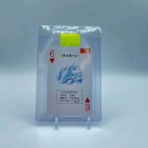 Baraja de cartas de póker Rhyhorn Pokemon Charizard 1996 rara Nintendo japonesa - Imagen 1 de 2