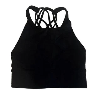 Lululemon Black Energy Bra Top Size 4 - Picture 1 of 5
