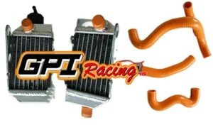 Aluminum Radiator & Hose FOR 50 SX/SX MINI/SXS 2-STROKE 50cc/49cc 2012-2023 13 - Picture 1 of 8