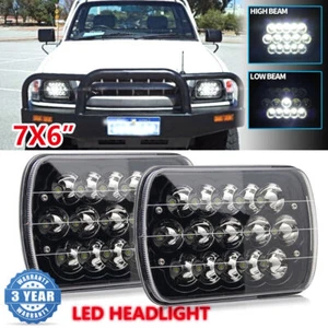 Faros LED de haz alto bajo de 7x6" 5X7"" para camioneta Toyota Tacoma 4Runner 2 piezas - Imagen 1 de 10
