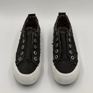 Blowfish Malibu Women's Slip-On Black Sneakers , See Photos For Size - Picture 1 of 11