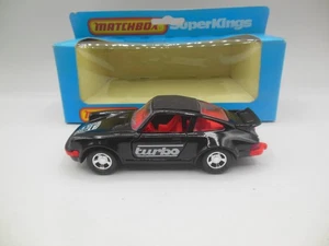 Matchbox Superkings K-70 Porsche Turbo 911 in Black Scale 1:36 - Picture 1 of 12