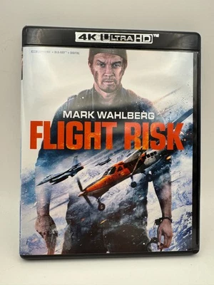 Flight Risk 4K UHD & Blu-ray Mark Wahlberg ~ LIKE NEW! - Image 1 of 3