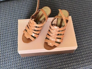 Bandolino Sandel's  5M 3” STACKED HEEL COGNAC SHIPS FREE - Picture 1 of 6