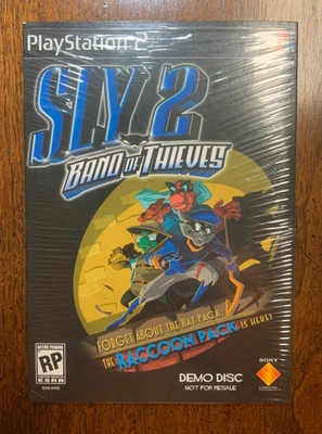 Sly 2 Band of Thieves PS2 Demo Disc PlayStation 2 - Factory Sealed NEW - Image 1 of 4