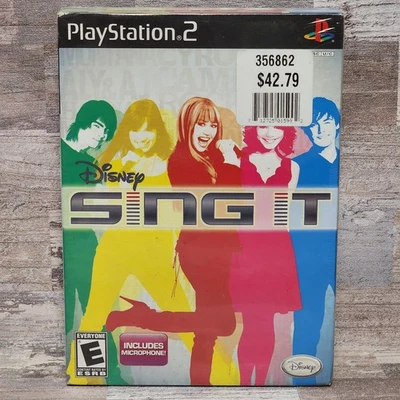 Disney Sing It Bundle (Sony PlayStation 2, 2008) PS2 Microphone Sealed Set - Image 1 of 4