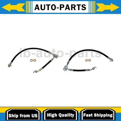 前刹车软管 2x 适用于英菲尼蒂 QX56 5.6L 2008-2010 — 第 1/4 张图片