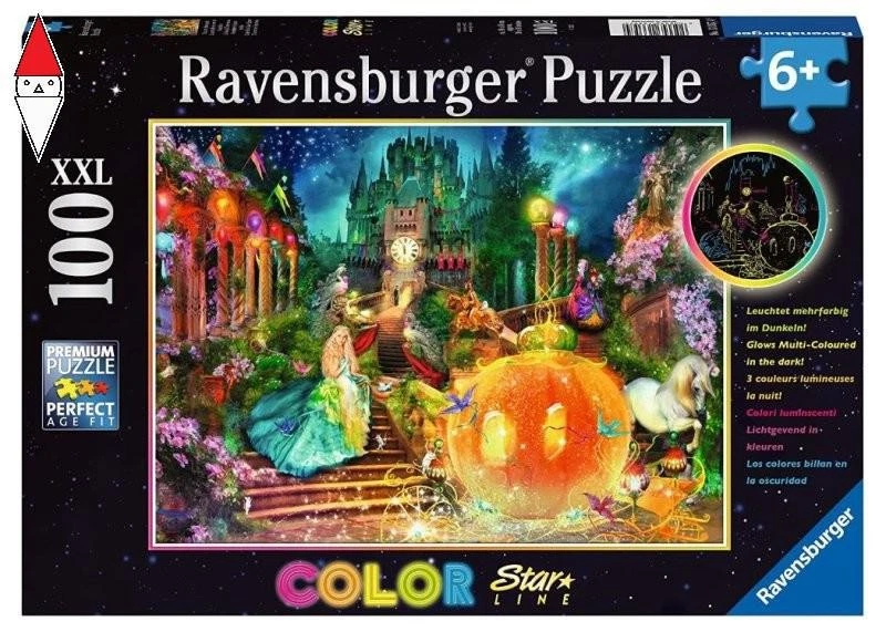 PUZZLE RAVENSBURGER PUZZLE 100 PZ XXL CENERENTOLA - Immagine 1 di 1