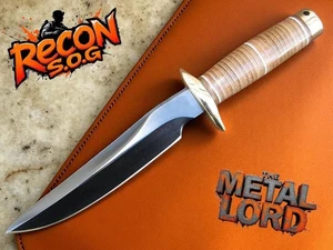 Cuchillo táctico S.O.G Recon réplica raro coleccionable supervivencia equipo militar herramienta - Imagen 1 de 9